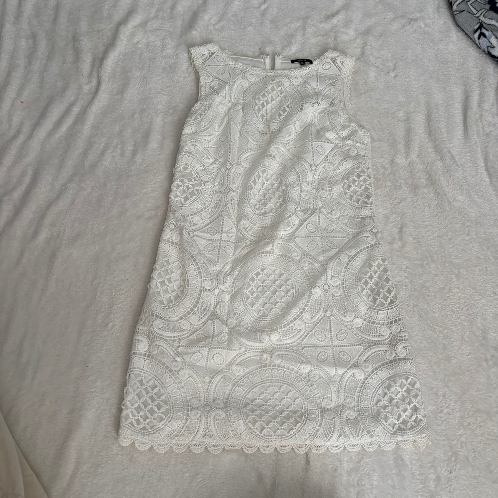 Alt B White Lace Tank Top